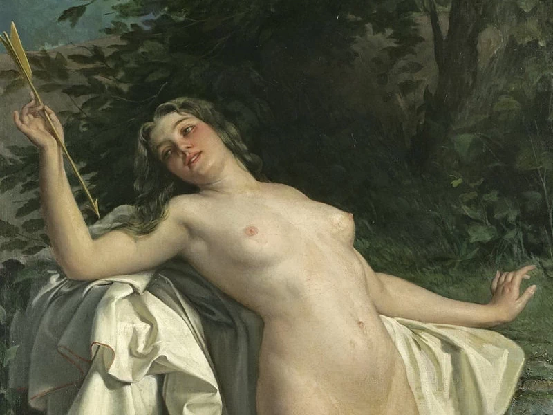 1842-Alexandre-Jacques Chantron - Diana al bagno